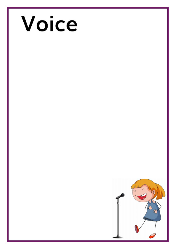 Anchor chart – Ages 5-11