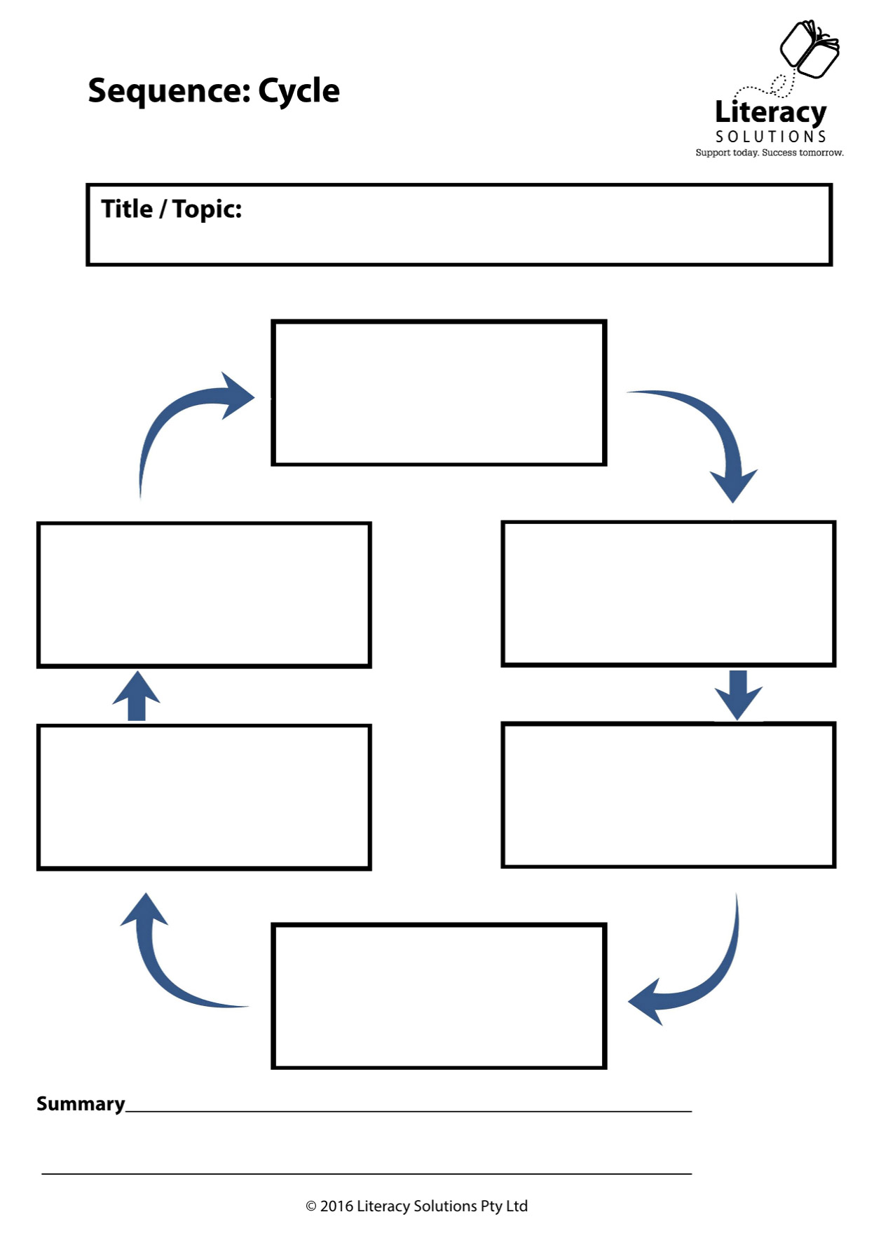 Graphic organiser sample 6