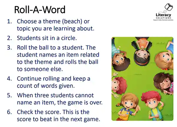 Vocabulary Activities - Sample